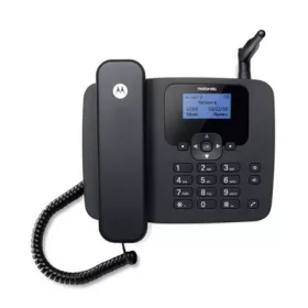   MOTOROLA FW410L telefon készülék (vezetékes, kijelző, 4G, Wifi hotspot, SIM foglalat) FEKETE