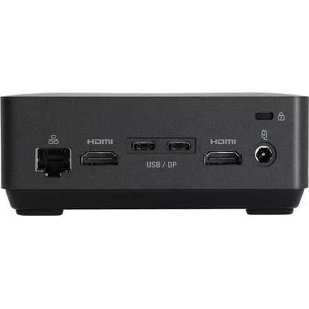 GIGABYTE PC BRIX, Intel Core i7 1355U 5GHz, 2xHDMI, Displayport (Type C), LAN, WIFI, BT, 2.5" HDD hely, 6xUSB