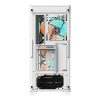 Gigabyte C301 Glass táp nélküli ablakos Mid Tower számítógépház fehér