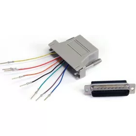 StarTech DB25 -> RJ45 M/F adapter szürke moduláris