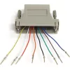 StarTech DB25 -> RJ45 M/F adapter szürke moduláris