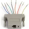 StarTech DB25 -> RJ45 M/F adapter szürke moduláris