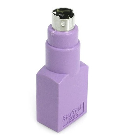 StarTech PS/2 -> USB-A 2.0 M/F adapter lila (billentyűzet)