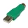 StarTech USB-A 2.0 -> PS/2 M/F adapter zöld Mouse