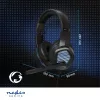 Nedis GHST410BK USB gamer headset, 7.1 térhatás, LED világítás, 2,1m kábel