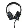 Nedis GHST410BK USB gamer headset, 7.1 térhatás, LED világítás, 2,1m kábel