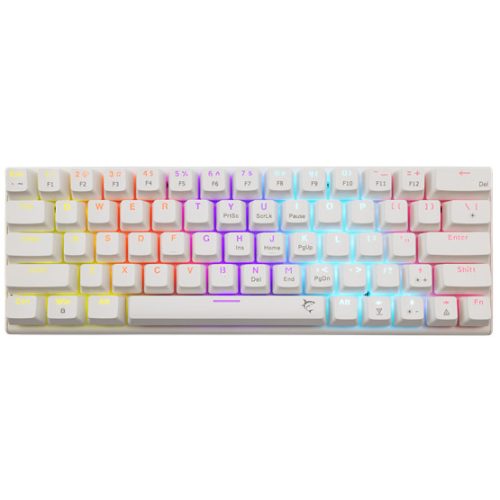 White Shark BILL White Shark GK-002211-W/R-US WAKIZASHI-W vezetékes mechanikus gamer billentyűzet - fehér - US