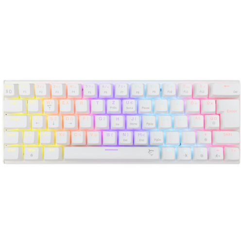 White Shark BILL White Shark GK-002223V2-W/BL-HU WAKIZASHI-2 vezetékes mechanikus gamer billentyűzet - fehér - HU