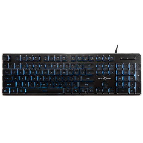 White Shark BILL White Shark GK-003141B-US TACHI vezetékes membrán gamer billentyűzet - fekete - US