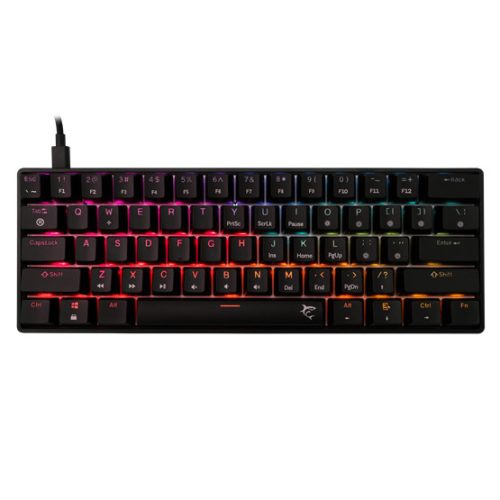 White Shark BILL White Shark GK-004111B/R-US SHINOBI-2 vezetékes mechanikus gamer billentyűzet - fekete - US