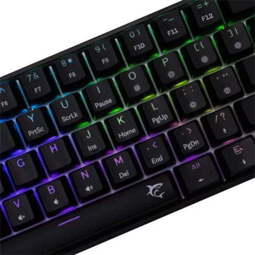 White Shark BILL White Shark GK-004123B/BL-HU SHINOBI-2 vezetékes mechanikus gamer billentyűzet - fekete - HU /kék/