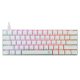 White Shark BILL White Shark GK-004211W/R-US SHINOBI-2 vezetékes mechanikus gamer billentyűzet - fehér - US