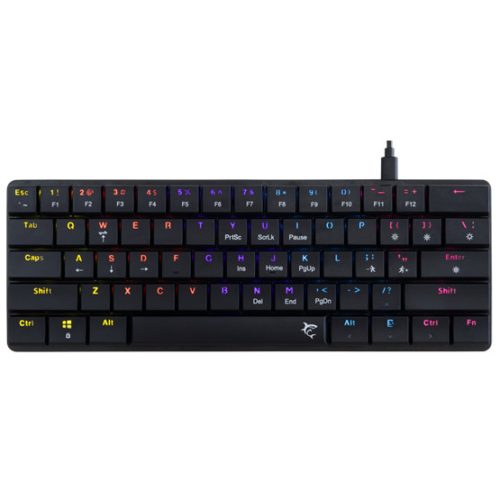 White Shark BILL White Shark GK-006131-B/BR-US NAGAMAKI vezetékes mechanikus (Brown switch) gamer billentyűzet - fekete - US