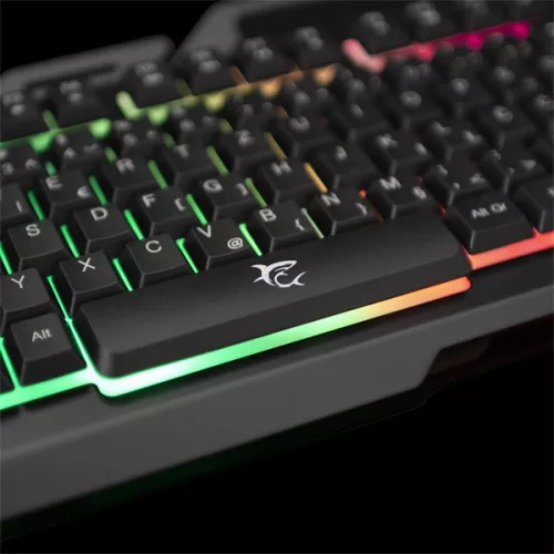WHITESHARK WHITE SHARK GLADIATOR-2 membrános fém gamer billentyűzet (magyar)