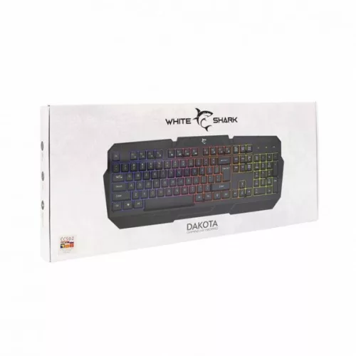 WHITESHARK WHITE SHARK DAKOTA membrános gamer billentyűzet (magyar)