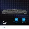 Nedis GKBD100BKUS gamer billentyűzet, USB 2.0 | Membránbillentyűk | LED | Amerikai nemzetközi