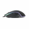 WHITESHARK WHITE SHARK GARETH gamer egér, fekete
