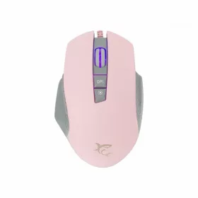 WHITESHARK WHITE SHARK GARETH gamer egér, pink