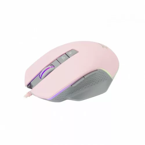 WHITESHARK WHITE SHARK GARETH gamer egér, pink