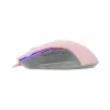 WHITESHARK WHITE SHARK GARETH gamer egér, pink