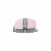 WHITESHARK WHITE SHARK GARETH gamer egér, pink