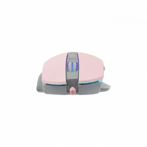 WHITESHARK WHITE SHARK GARETH gamer egér, pink