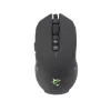 WHITESHARK WHITE SHARK GRIFLET (GM-5011) gamer egér, 8D, fekete, 6400 dpi, RGB