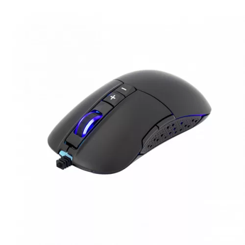 WHITESHARK WHITE SHARK ARTHUR (GM-9005) gamer egér, 9D, fekete, 10000 dpi, RGB