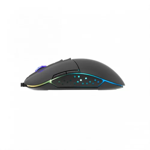 WHITESHARK WHITE SHARK ARTHUR (GM-9005) gamer egér, 9D, fekete, 10000 dpi, RGB