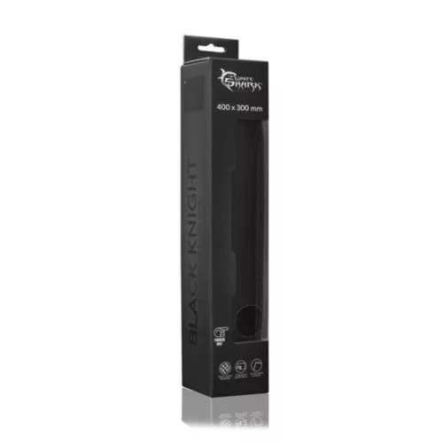 White Shark Mousepad White Shark GMP-2101 Black-Knight gamer egérpad - 400x300mm - fekete