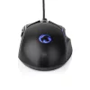 Nedis GMWD510BK gamer egér, állítható 800 / 1200 / 2400 / 3200 / 4800 / 7200 dpi | Gombok száma: 6 | RGB