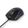 Nedis GMWD510BK gamer egér, állítható 800 / 1200 / 2400 / 3200 / 4800 / 7200 dpi | Gombok száma: 6 | RGB