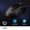 Nedis GMWD510BK gamer egér, állítható 800 / 1200 / 2400 / 3200 / 4800 / 7200 dpi | Gombok száma: 6 | RGB
