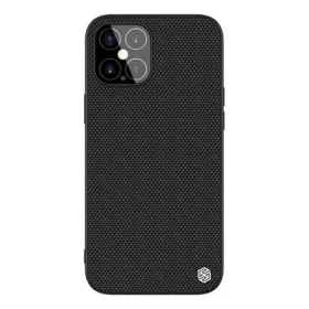   Nillkin iPhone 12 Pro Max NILLKIN TEXTURED szilikon telefonvédő érdes felület, 3D, FEKETE