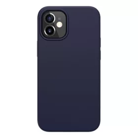   Nillkin iPhone 12 mini NILLKIN FLEX PURE szilikon telefonvédő ultravékony, matt, SÖTÉTKÉK