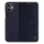Nillkin iPhone 12 mini NILLKIN QIN tok álló, bőr hatású FLIP, kártyazseb, SÖTÉTKÉK
