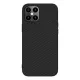 Nillkin iPhone 12 Pro Max NILLKIN SYNTHETIC FIBER műanyag telefonvédő környezetbarát, karbon minta, FEKETE