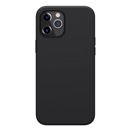 Nillkin iPhone 12 Pro Max NILLKIN FLEX PURE szilikon telefonvédő ultravékony, matt, FEKETE