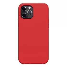   Nillkin iPhone 12 Pro Max NILLKIN FLEX PURE szilikon telefonvédő ultravékony, matt, PIROS