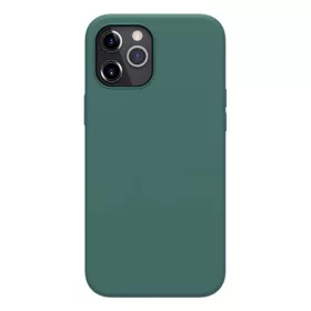   Nillkin iPhone 12 Pro Max NILLKIN FLEX PURE szilikon telefonvédő ultravékony, matt, SÖTÉTZÖLD
