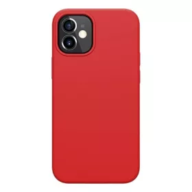   Nillkin iPhone 12 mini NILLKIN FLEX PURE szilikon telefonvédő ultravékony, matt, PIROS