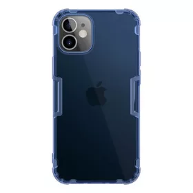   Nillkin iPhone 12 mini NILLKIN NATURE szilikon telefonvédő ütésállóság, ultravékony, SÖTÉTKÉK