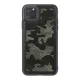 Nillkin iPhone 12 Pro NILLKIN CAMO műanyag telefonvédő bőr hatású, terep minta, FEKETE
