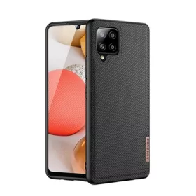   Dux Ducis Samsung A42 5G DUX DUCIS FINO szilikon telefonvédő műanyag belső, rombusz, FEKETE