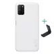 Nillkin Xiaomi Poco M3 NILLKIN SUPER FROSTED műanyag telefonvédő gumírozott, érdes felület + asztali tartó, FEHÉR