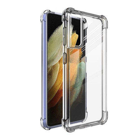 Gigapack Samsung S21 Gigapack Szilikon telefonvédő ütésállóság, légpárnás sarok, ÁTLÁTSZÓ