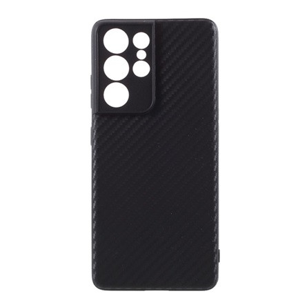 Gigapack Samsung S21 Ultra Gigapack Szilikon telefonvédő karbon minta FEKETE