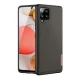 Dux Ducis Samsung A42 5G DUX DUCIS FINO szilikon telefonvédő műanyag belső, rombusz, BARNA