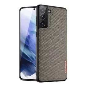   Dux Ducis Samsung S21 Plus DUX DUCIS FINO szilikon telefonvédő műanyag belső, rombusz, BARNA