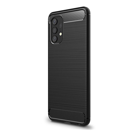 Gigapack Samsung A32 4G Gigapack szilikon telefonvédő ütésállóság, karbon minta, FEKETE